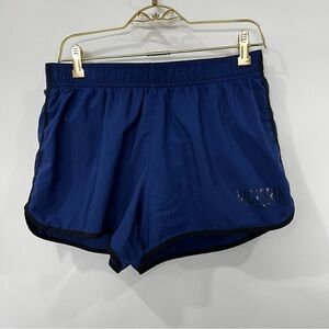 Victoria's Secret Sport The Player Run Short Size Medium Navy Blue With Liner